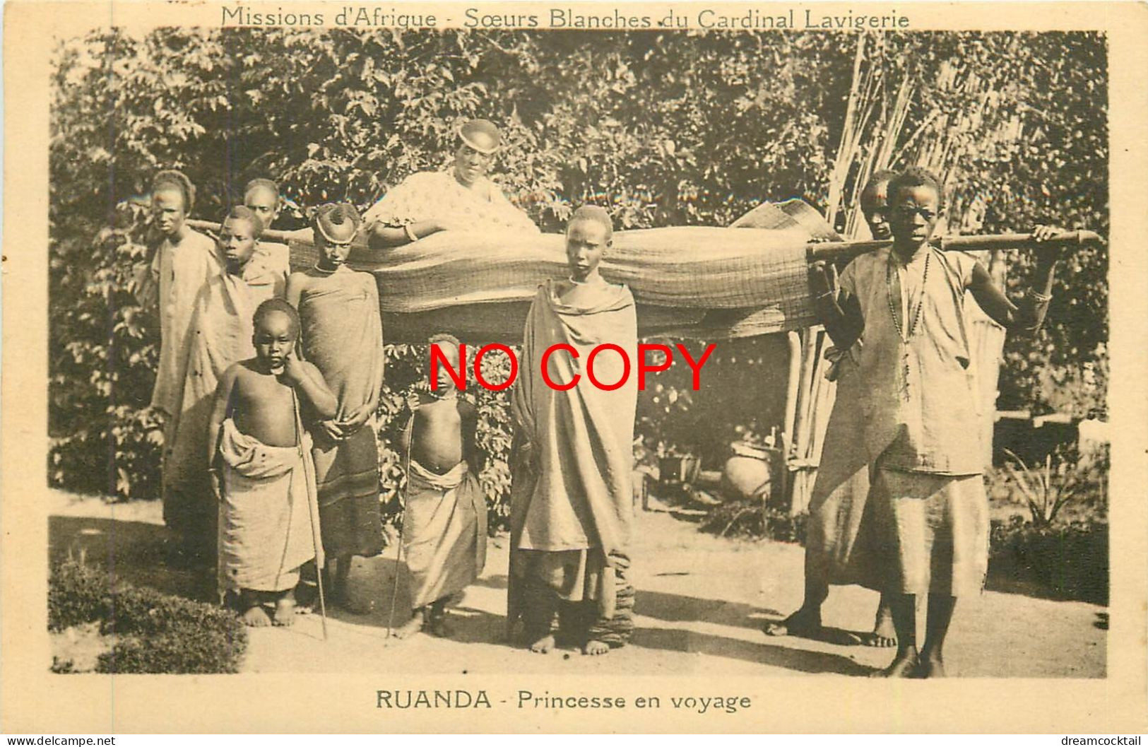 RUANDA Urundi. Princesse En Voyage Missions Soeurs Blanches Du Cardinal Lavigerie - Ruanda- Urundi