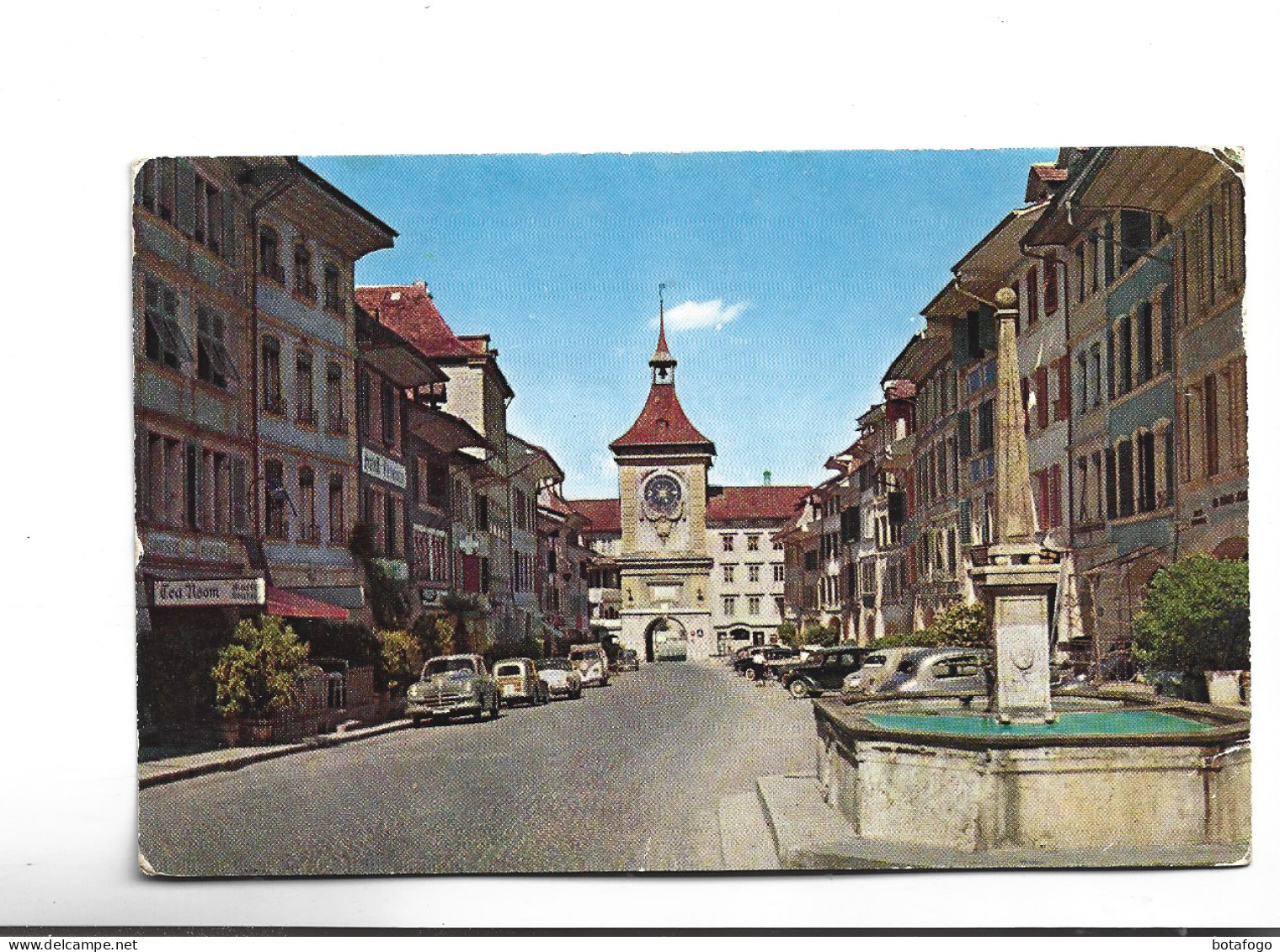 CPA MORAT, GRANDE RUE En 1956! (voir Timbre) - Murten