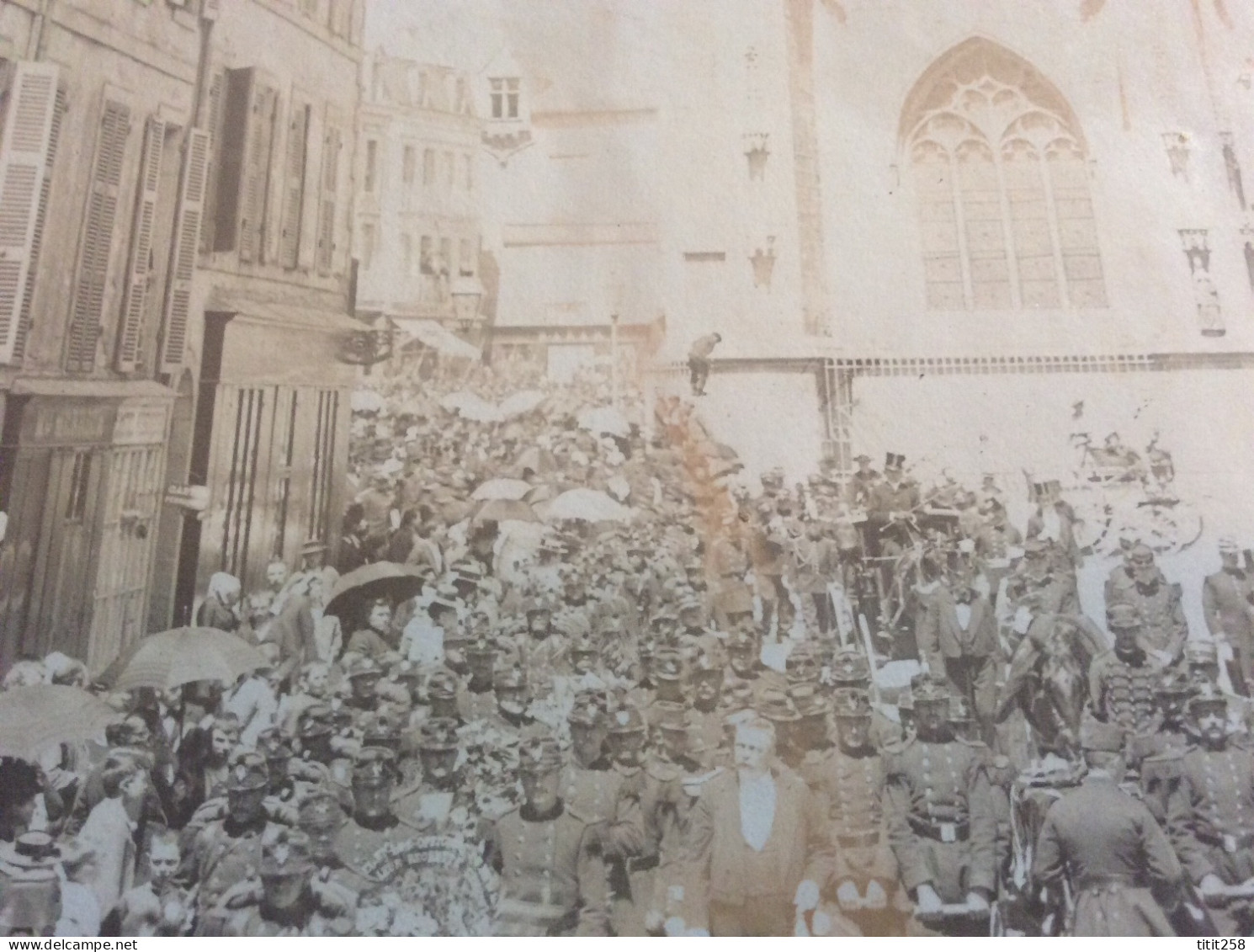 Rare Photos Funérailles Militaire Sénateur Maire Quimper Bretagne Finistére Cathédrale Corentin Cimetiére St Marc 1903