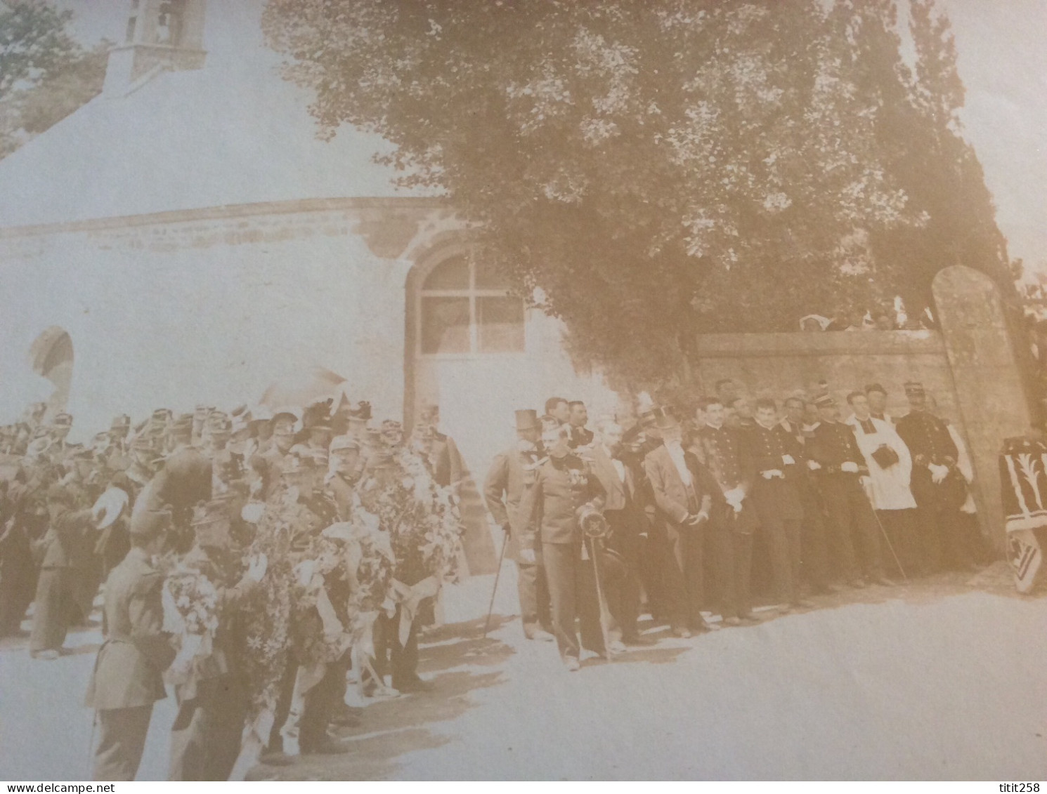 Rare Photos Funérailles Militaire Sénateur Maire Quimper Bretagne Finistére Cathédrale Corentin Cimetiére St Marc 1903