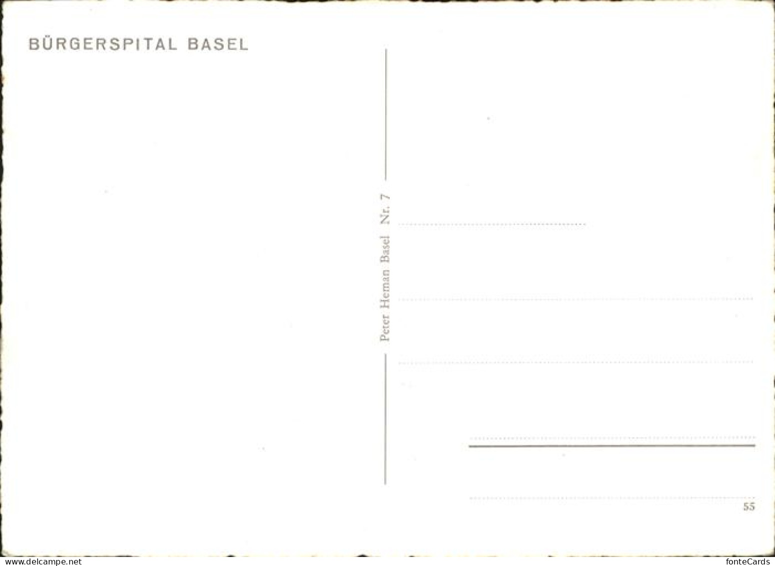 11195863 Basel BS Buergerspital Basel BS - Autres & Non Classés