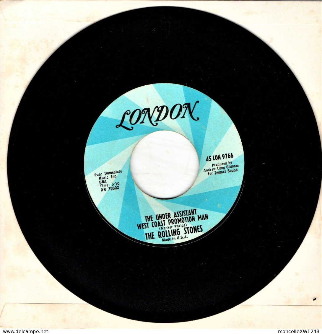 The Rolling Stones - 45 T SP Satisfaction (1965 - UK) - Disco, Pop