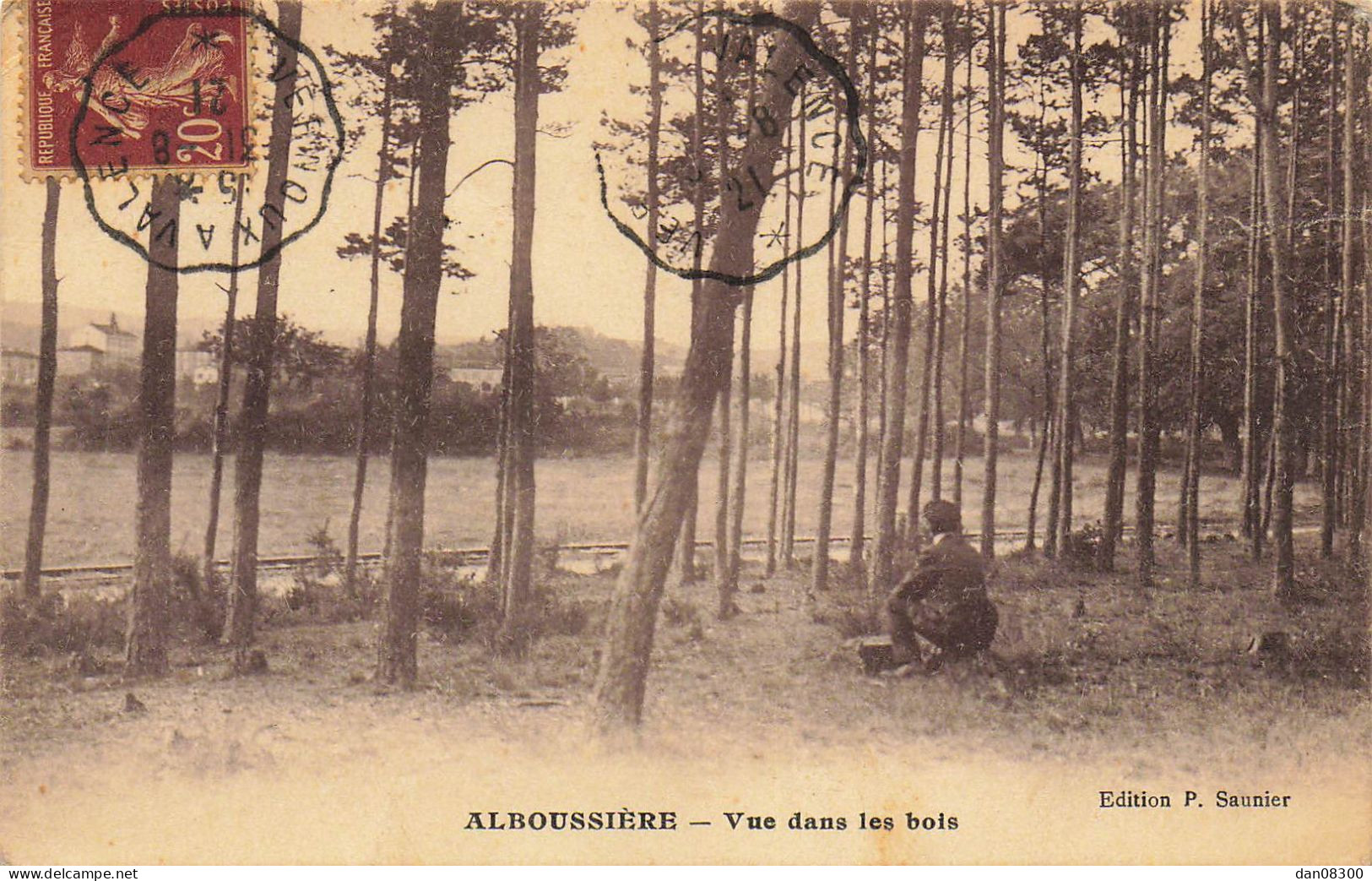 07 ALBOUSSIERE VUE DANS LES BOIS - Otros & Sin Clasificación