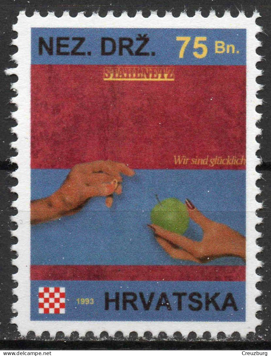 Stahlnetz - Briefmarken Set Aus Kroatien, 16 Marken, 1993. Unabhängiger Staat Kroatien, NDH. - Croatia