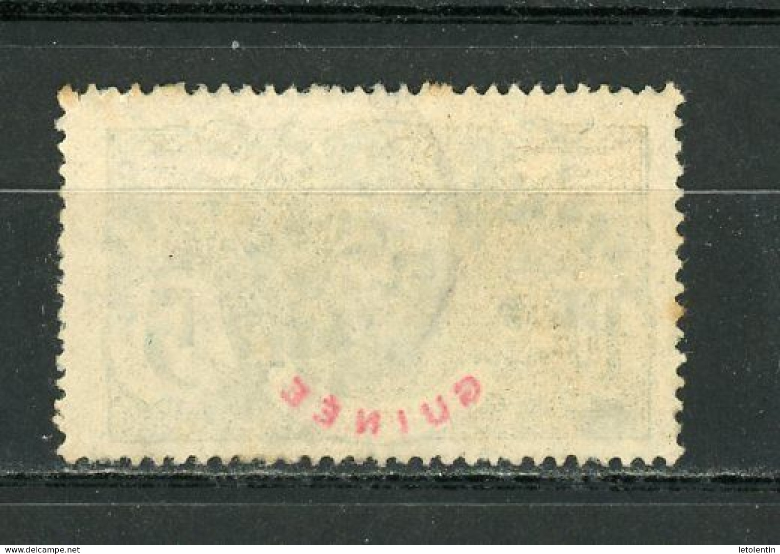 GUINÉE (RF) - FAIDHERBE  - N°Yt  36 Obli. SURCHARGE RECTO-VERSO - Oblitérés