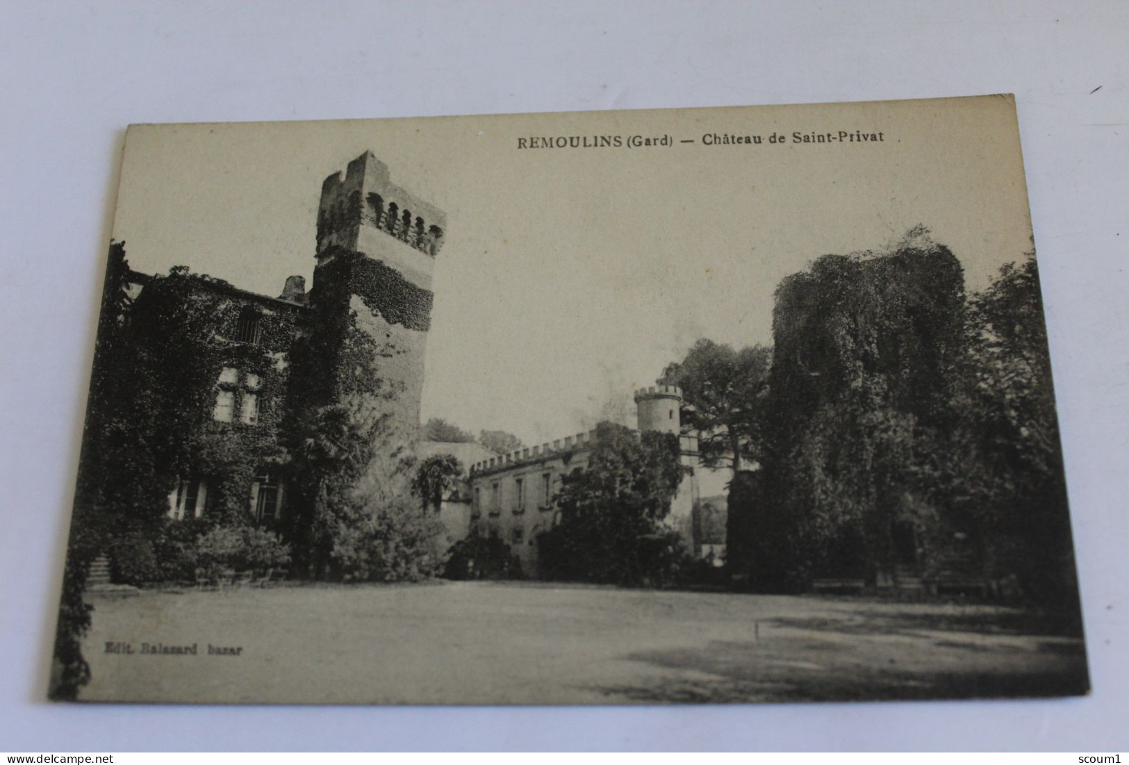 Remoulins Chateau De Saint Privat 1919 - Remoulins