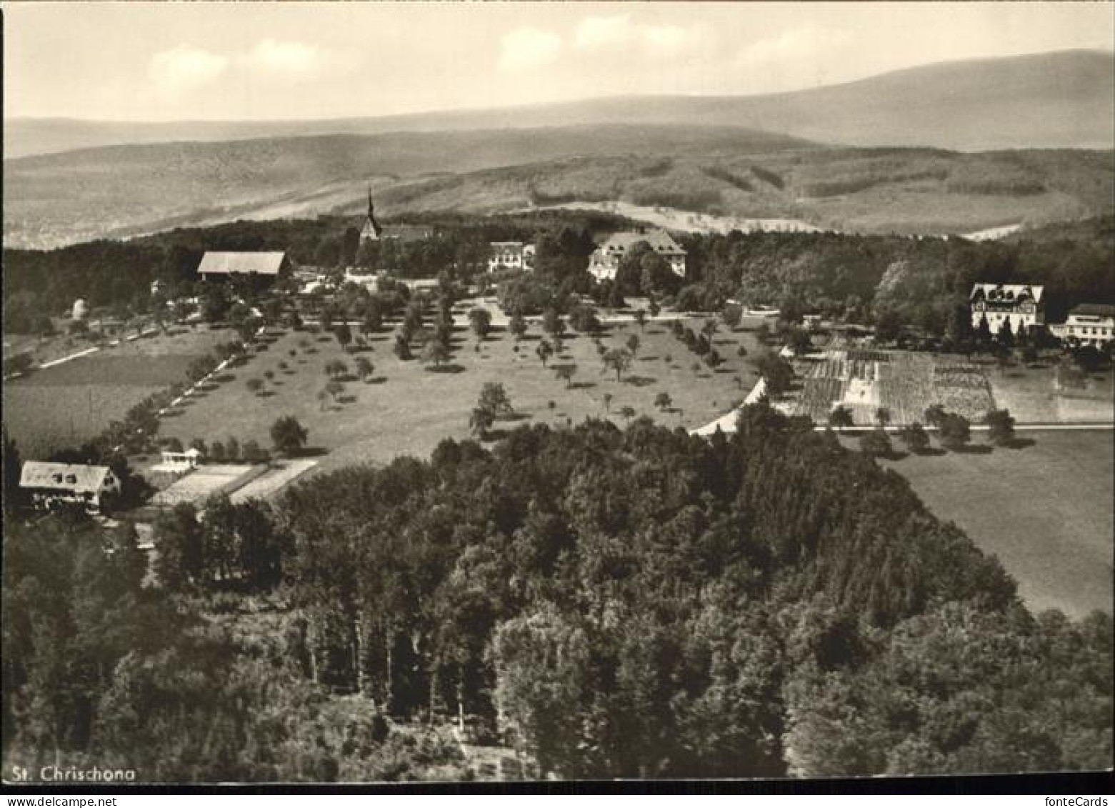 11195813 St Chrischona Fliegeraufnahme  St Chrischona - Autres & Non Classés