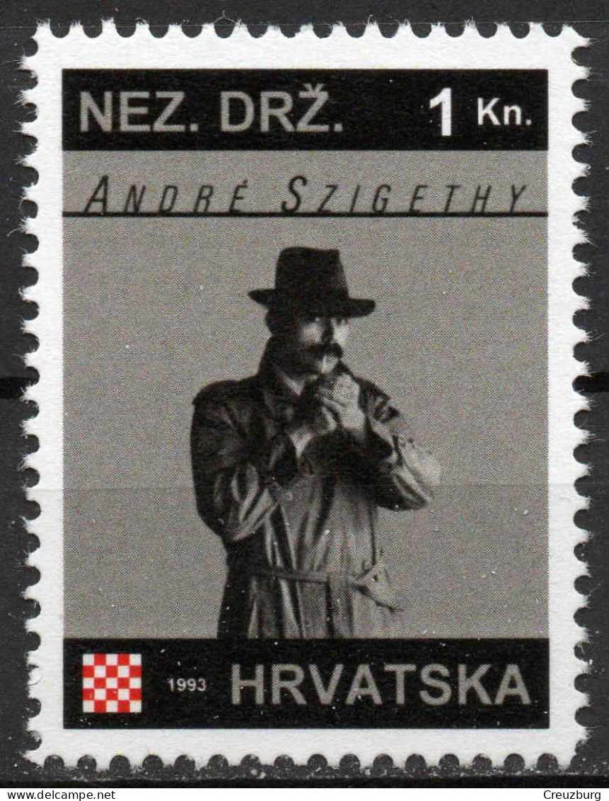 Andre Szigethy - Briefmarken Set Aus Kroatien, 16 Marken, 1993. Unabhängiger Staat Kroatien, NDH. - Croatia