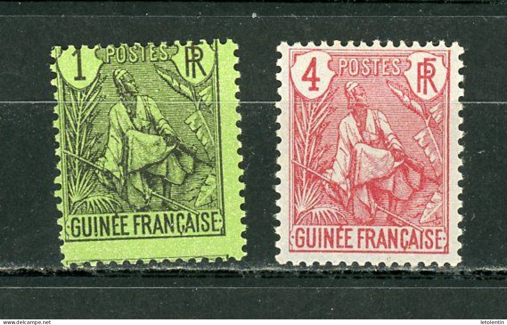 GUINÉE (RF) - BERGER  - N°Yt  18+20* - Unused Stamps