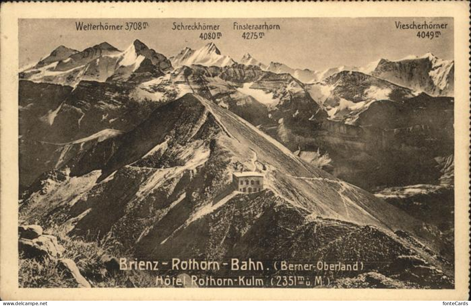 11195686 Brienz BE Rothorn Bahn Hotel  Brienz BE - Other & Unclassified
