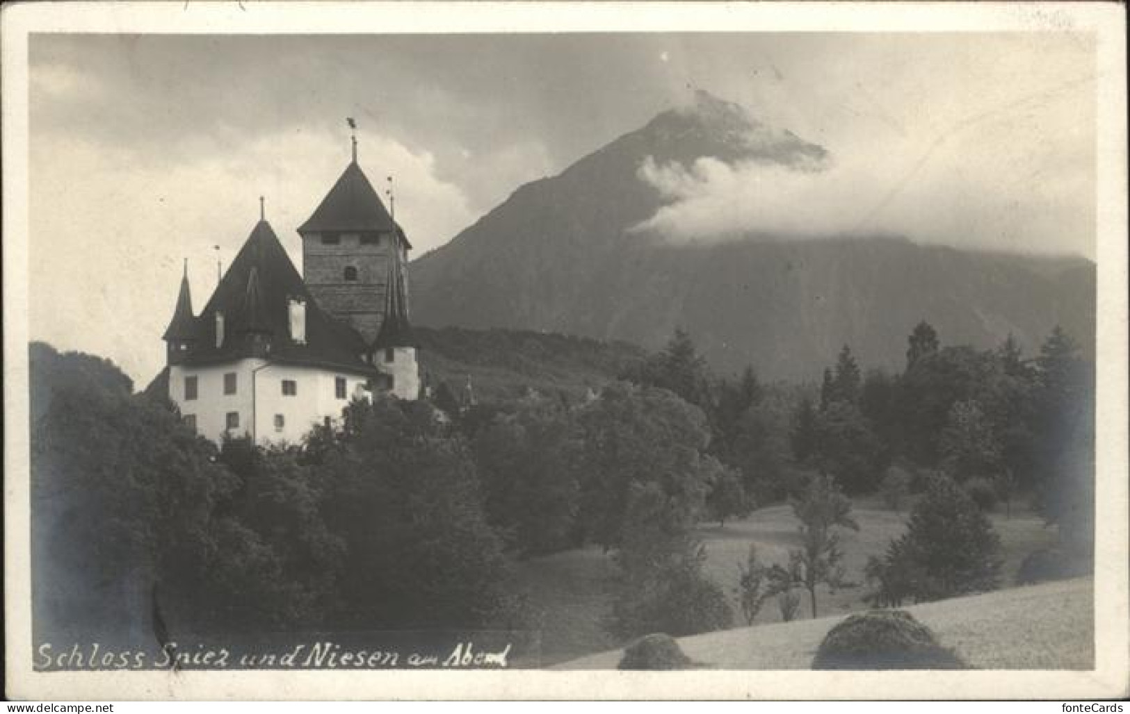 11195672 Spiez BE Schloss Niesen Spiez - Autres & Non Classés