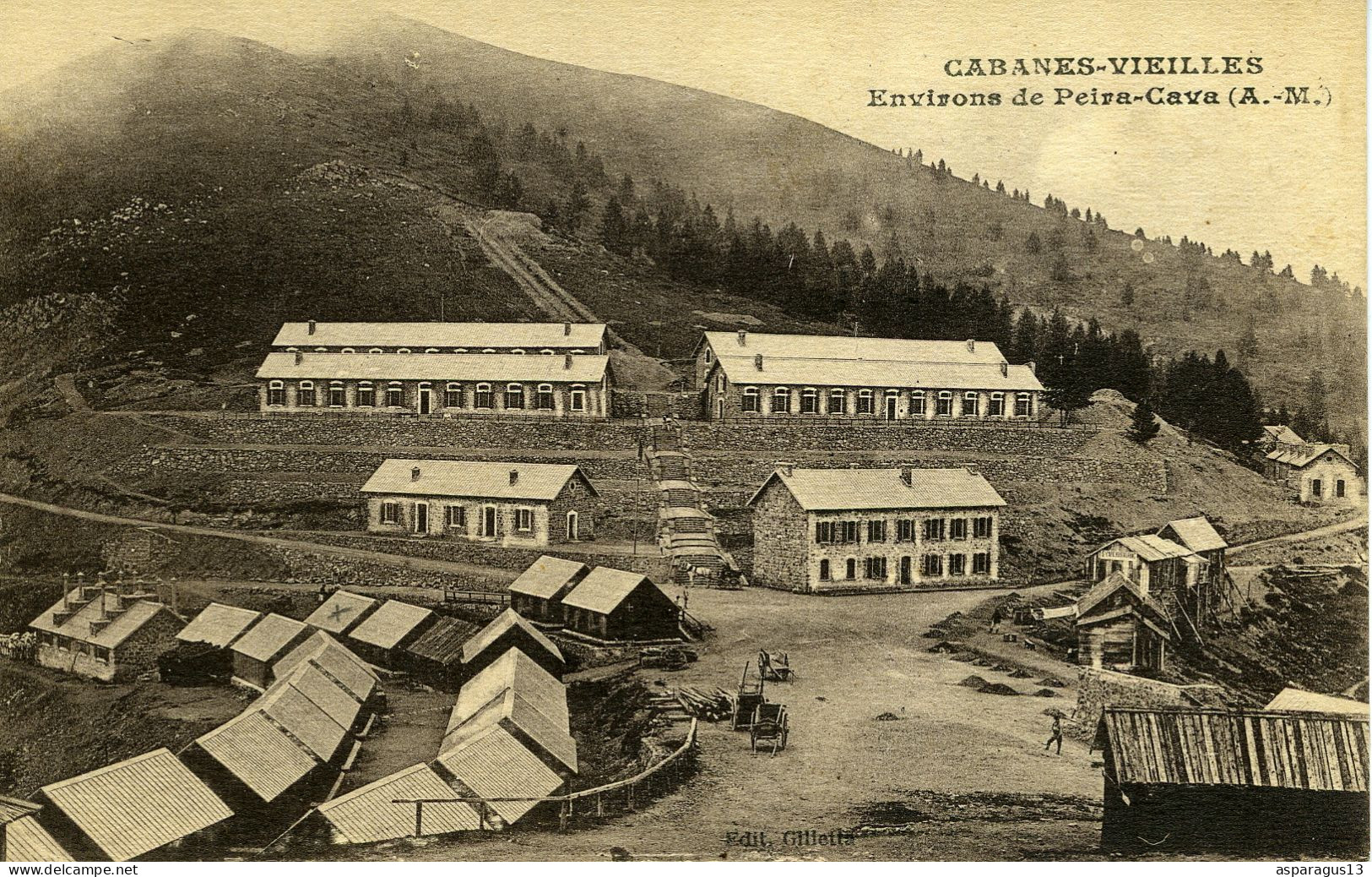 Cabanes Vieilles Environs De Peira Cava Casernes Chasseurs Alpins - Sonstige & Ohne Zuordnung