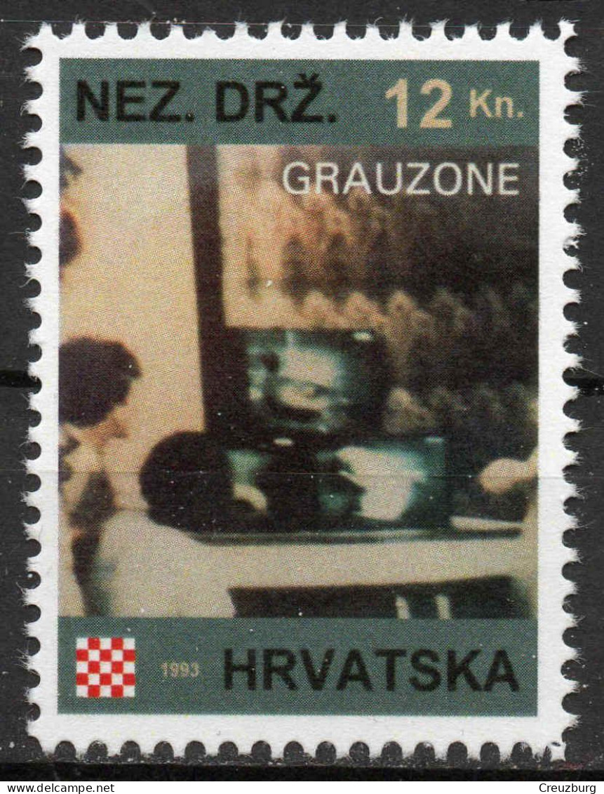 Grauzone - Briefmarken Set Aus Kroatien, 16 Marken, 1993. Unabhängiger Staat Kroatien, NDH. - Kroatien