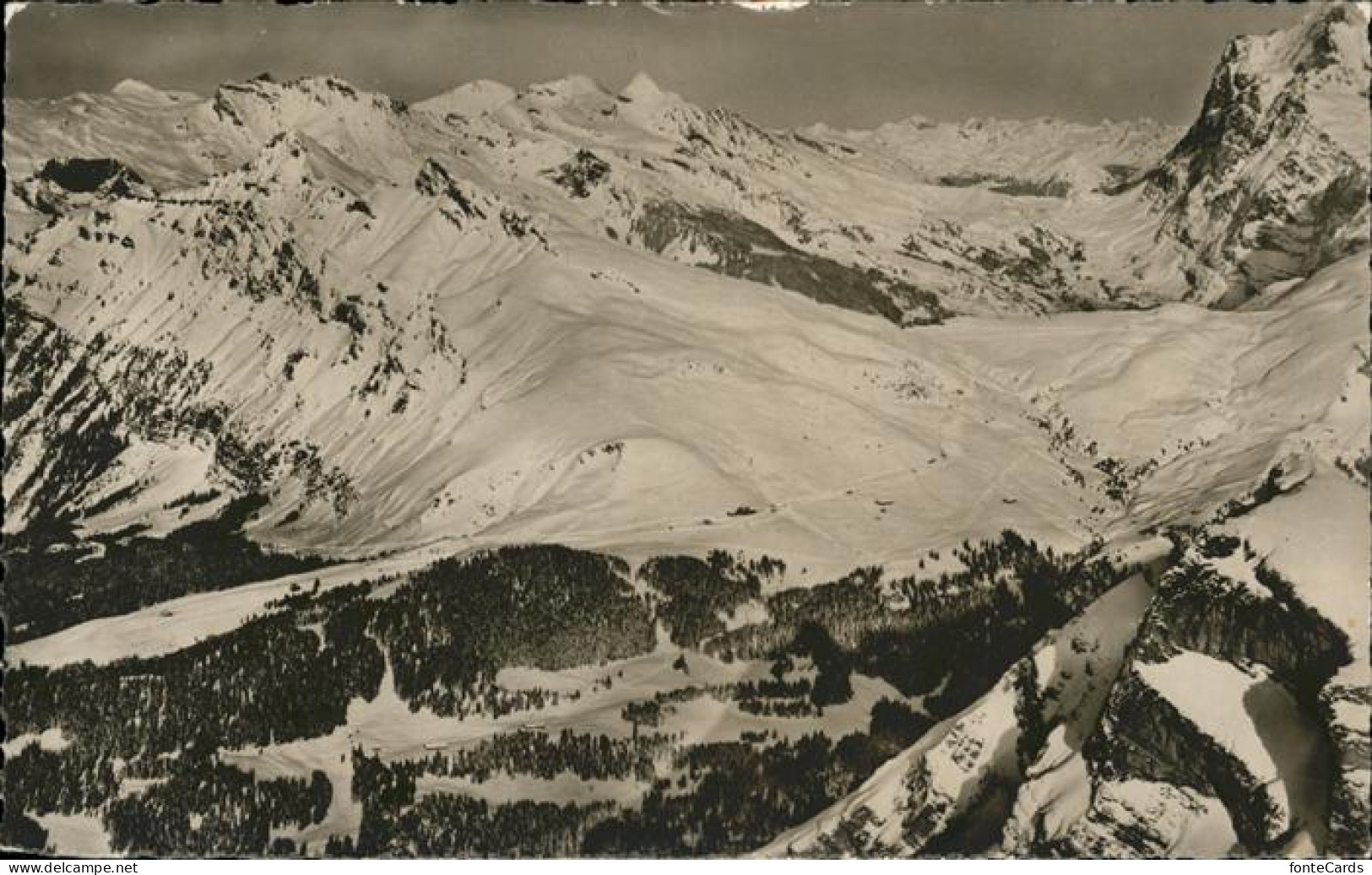 11195592 Kleine Scheidegg Interlaken Fliegeraufnahme  Kleine Scheidegg - Autres & Non Classés