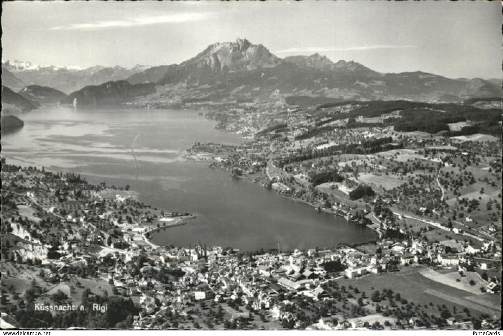 11195585 Kuessnacht Fliegeraufnahme Rigi Kuessnacht Am Rigi - Andere & Zonder Classificatie