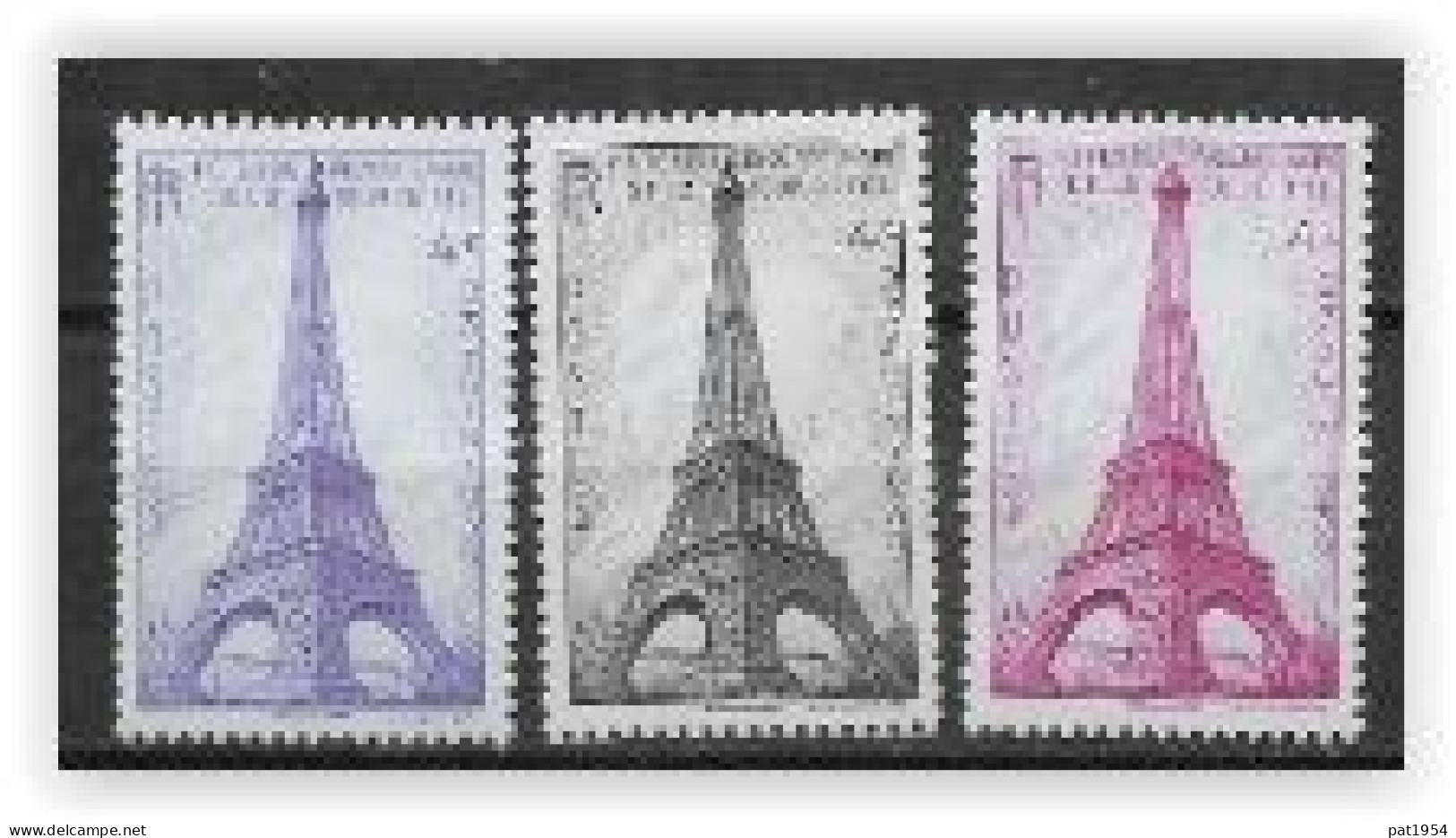 France 2023 N°5665/5667 Neufs Gustave Eiffel à La Faciale - Neufs