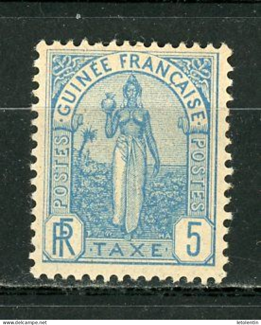 GUINÉE (RF) - T. TAXE  - N°Yt  1* - Unused Stamps