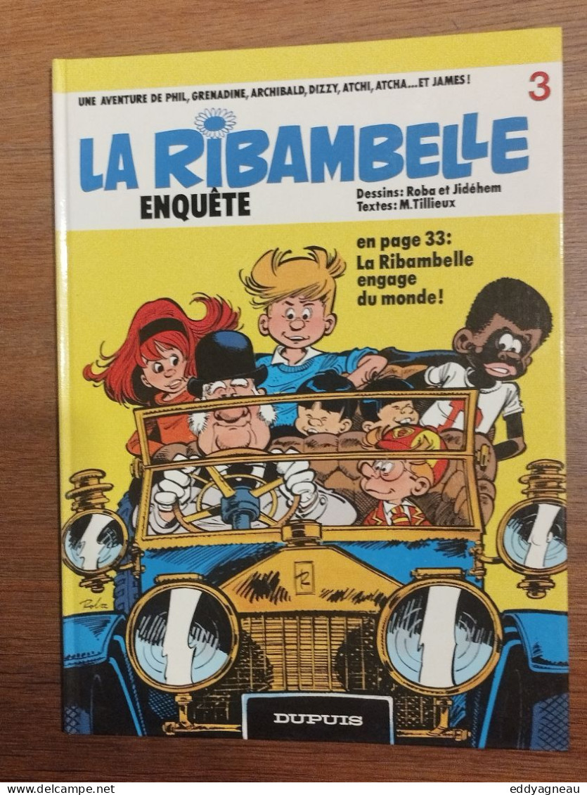 Delporte - Tillieux - Roba - Jidéhem - La Ribambelle 5 - EO 1984 - Ribambelle, La