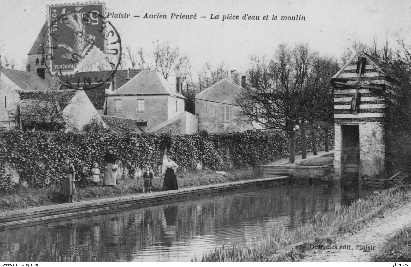 PLAISIR - Ancien Prieuré - La Pièce D'eau - Animé - Plaisir