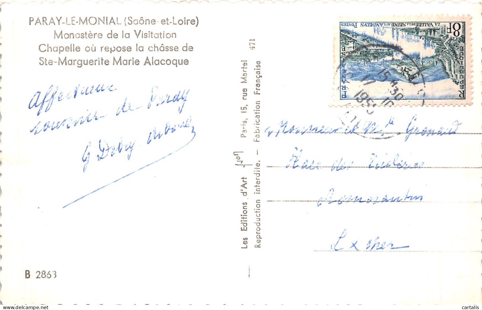 71-PARAY LE MONIAL-N°4222-B/0105 - Paray Le Monial