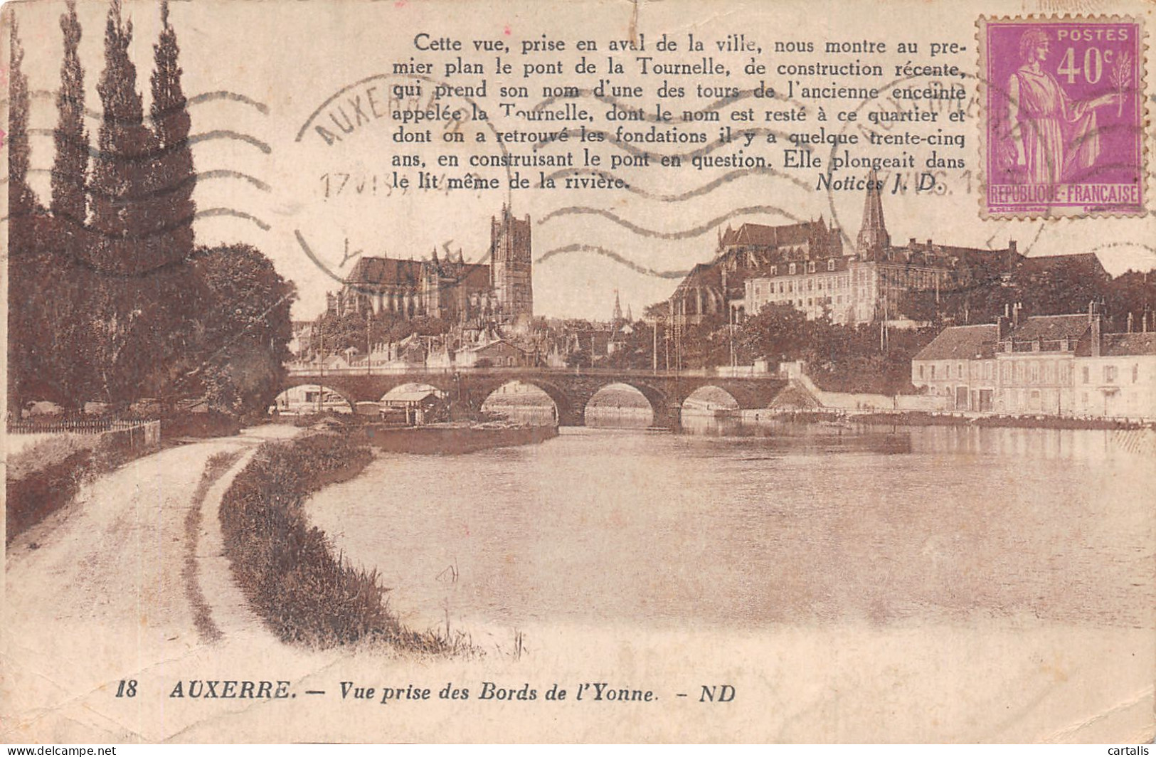 89-AUXERRE-N°4222-C/0369 - Auxerre