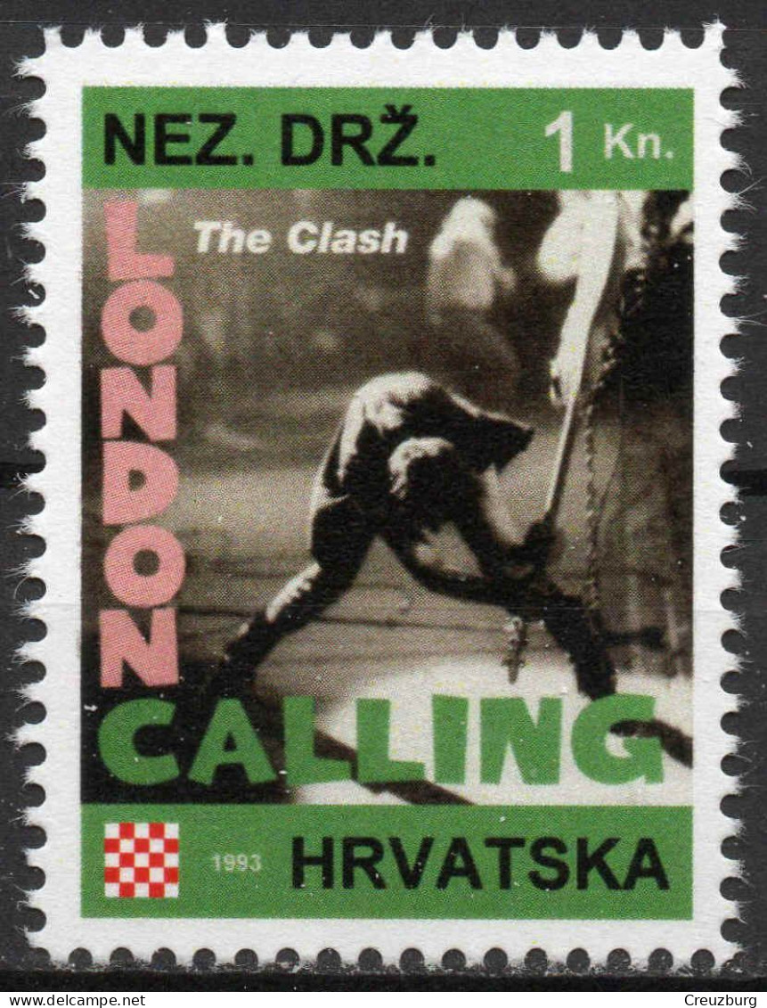 The Clash - Briefmarken Set Aus Kroatien, 16 Marken, 1993. Unabhängiger Staat Kroatien, NDH. - Croatia