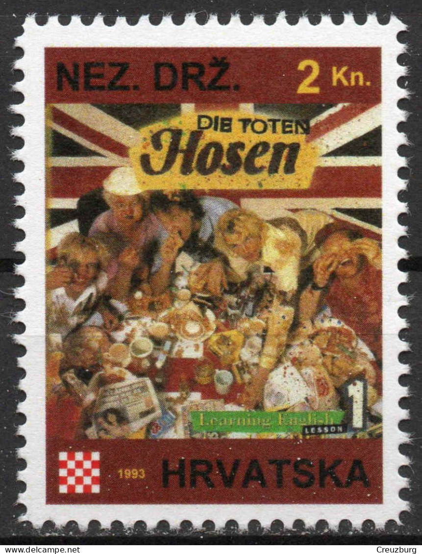 Die Toten Hosen - Briefmarken Set Aus Kroatien, 16 Marken, 1993. Unabhängiger Staat Kroatien, NDH. - Croatie