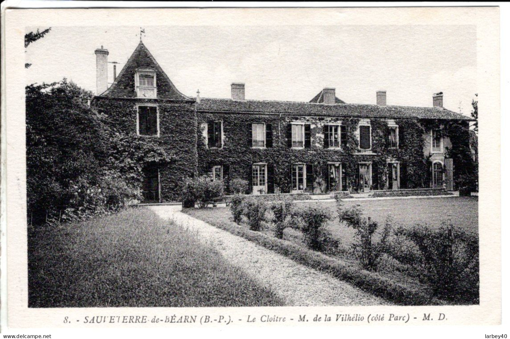 64 - Sauveterre-de-Bearn, Le Cloitre, M. De La Villehelio - Cartes Postales Ancienne - Sauveterre De Bearn