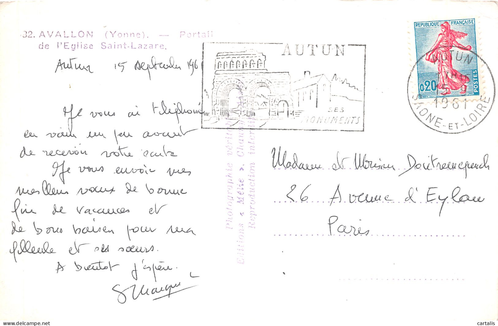 89-AVALLON-N°4223-B/0117 - Avallon