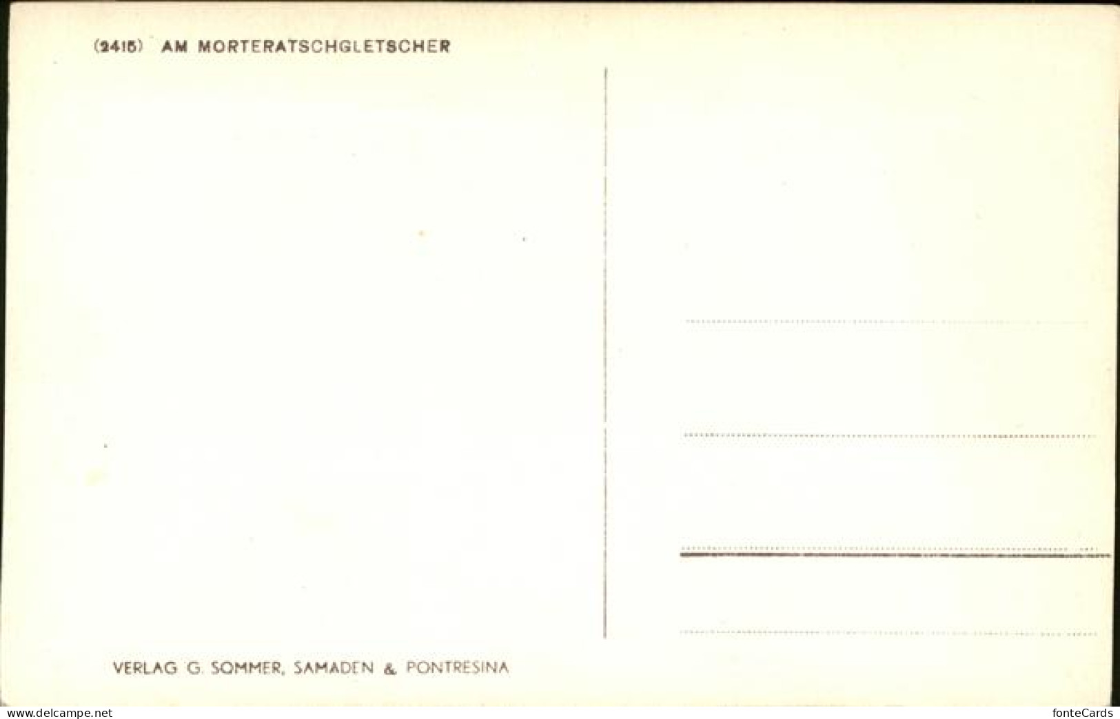 11195398 Morteratschgletscher Ski Morteratschgletscher - Autres & Non Classés