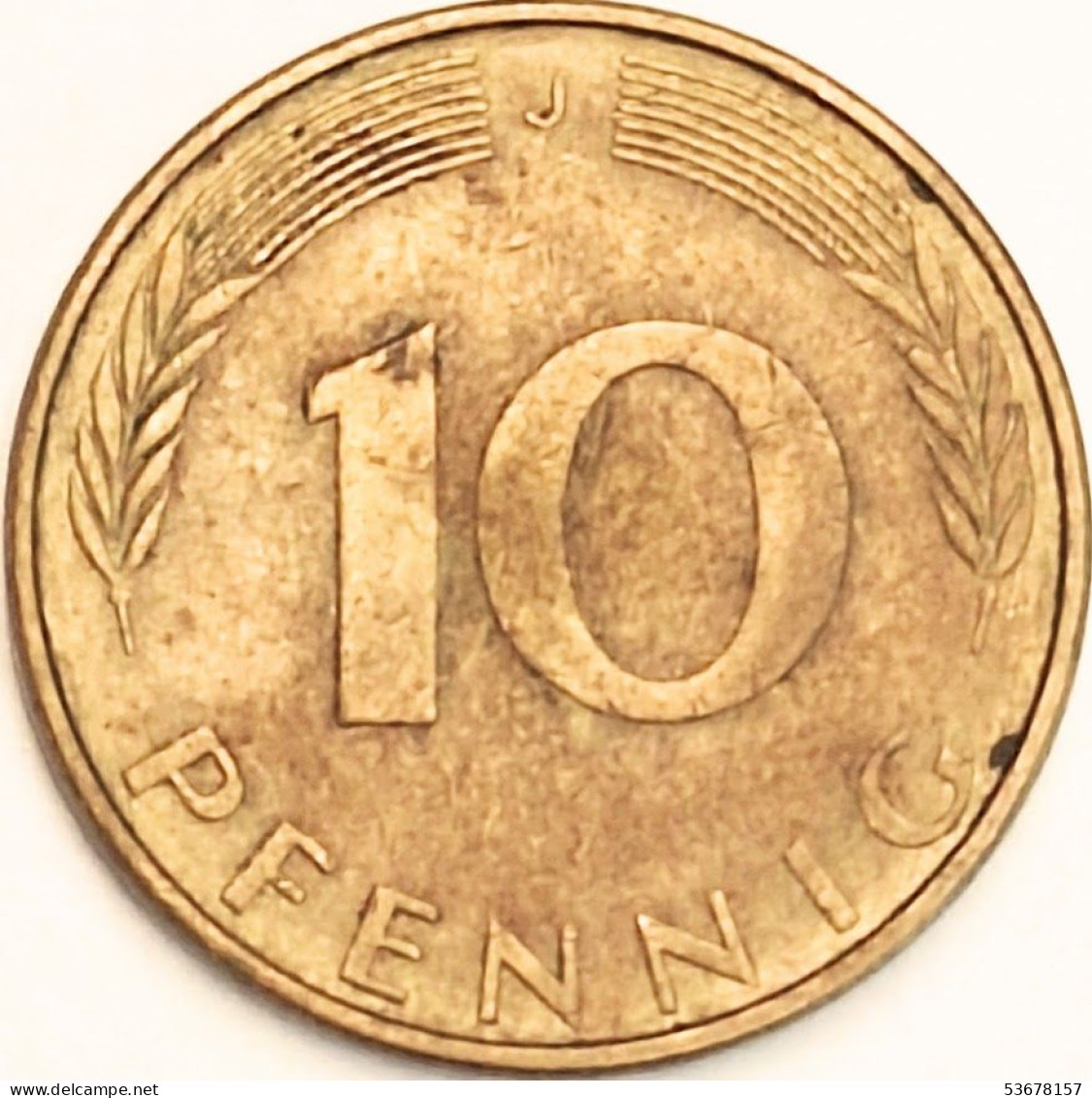 Germany Federal Republic - 10 Pfennig 1973 J, KM# 108 (#4648) - 10 Pfennig