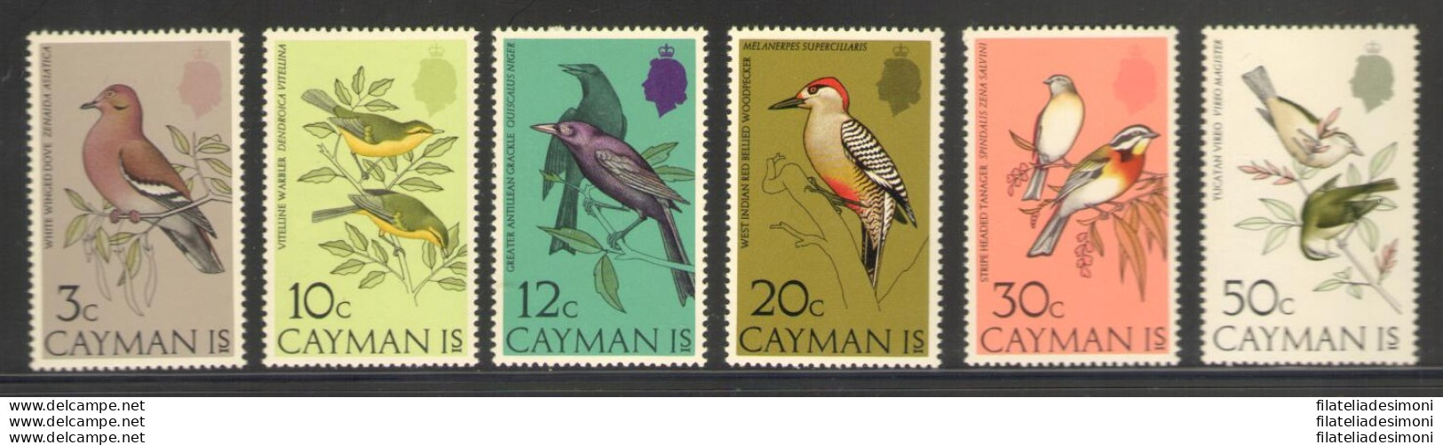 1974 CAYMAN ISLANDS, Yvert Et Tellier N. 324-29 - Uccelli - Serie Di 6 Valori - MNH** - Otros & Sin Clasificación