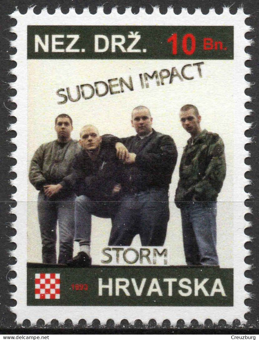 Sudden Impact - Briefmarken Set Aus Kroatien, 16 Marken, 1993. Unabhängiger Staat Kroatien, NDH. - Kroatien