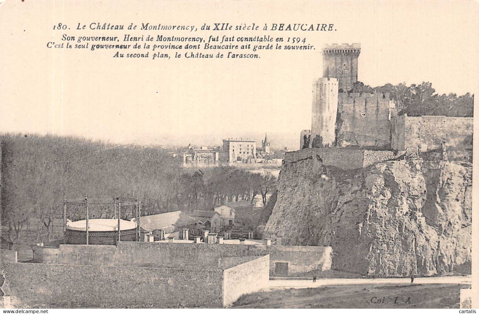 30-BEAUCAIRE LE CHATEAU DE MONTMORENCY-N°4223-C/0269 - Beaucaire