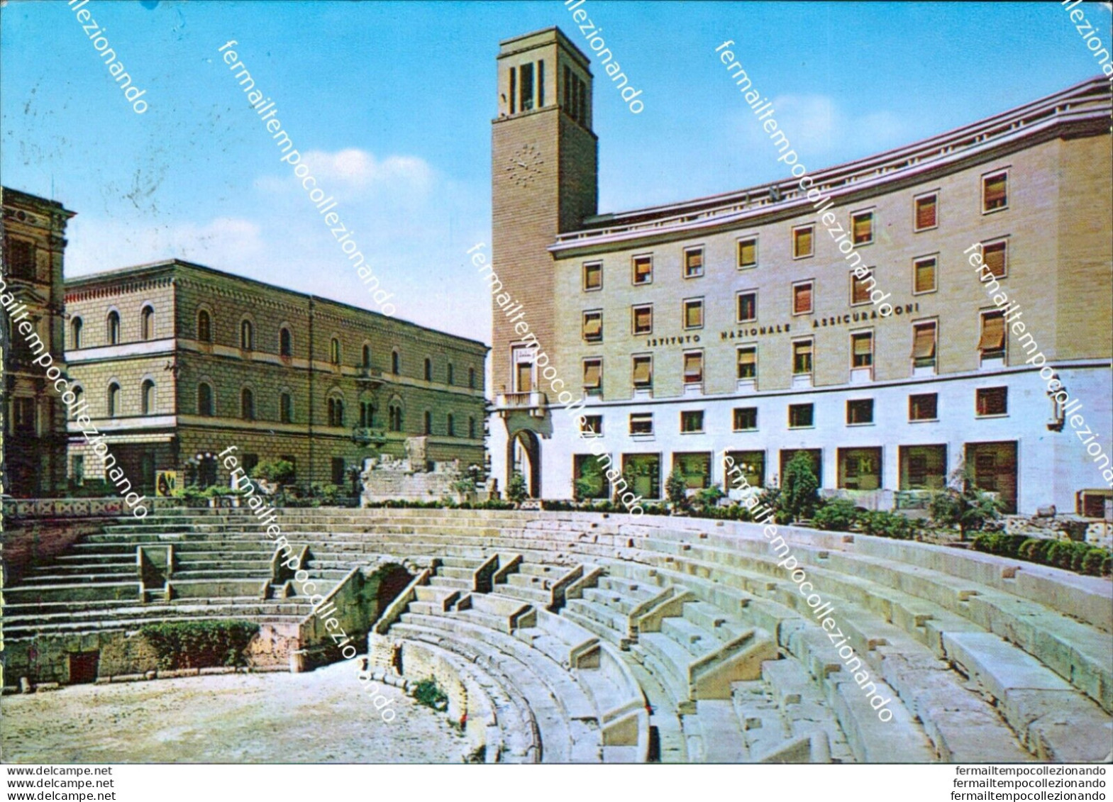 Bi622 Cartolina Lecce Citta' Anfiteatro Romano - Lecce