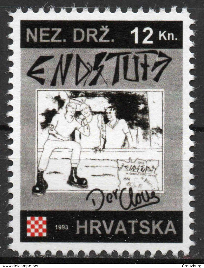 Endstufe - Briefmarken Set Aus Kroatien, 16 Marken, 1993. Unabhängiger Staat Kroatien, NDH. - Croatia