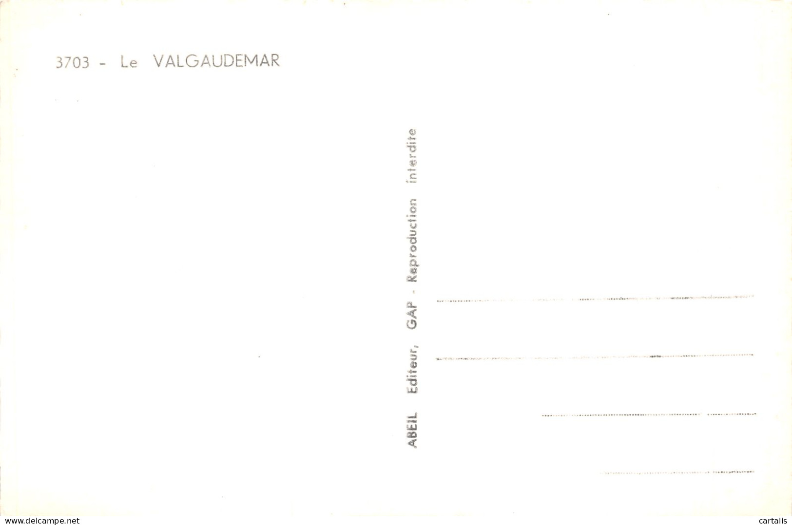 05-LE VALGAUDEMAR-N°4223-F/0305 - Sonstige & Ohne Zuordnung