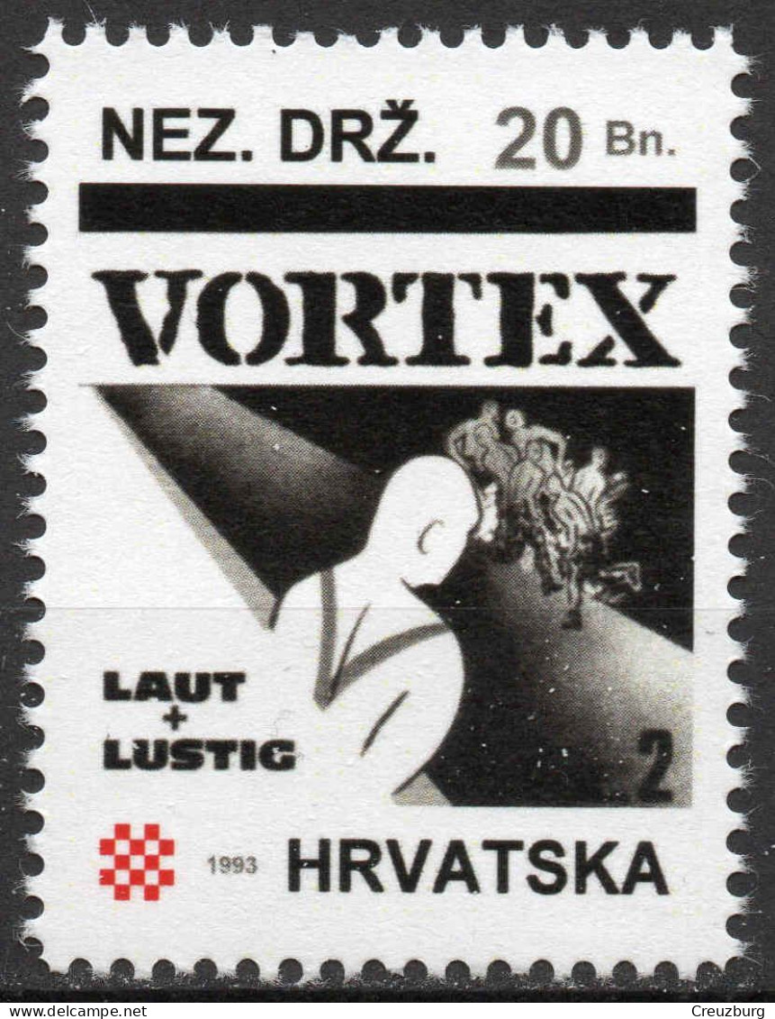 Vortex - Briefmarken Set Aus Kroatien, 16 Marken, 1993. Unabhängiger Staat Kroatien, NDH. - Kroatien