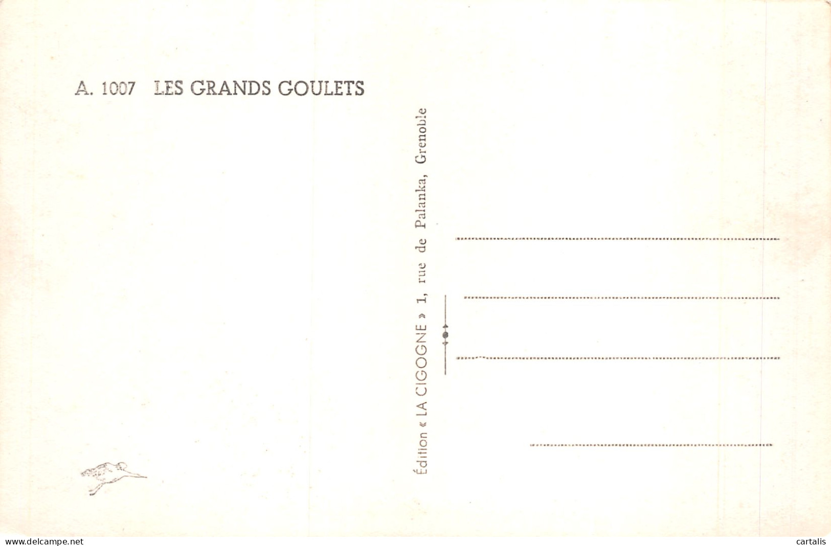 38-LES GRANDS GOULETS-N°4224-B/0233 - Les Grands Goulets