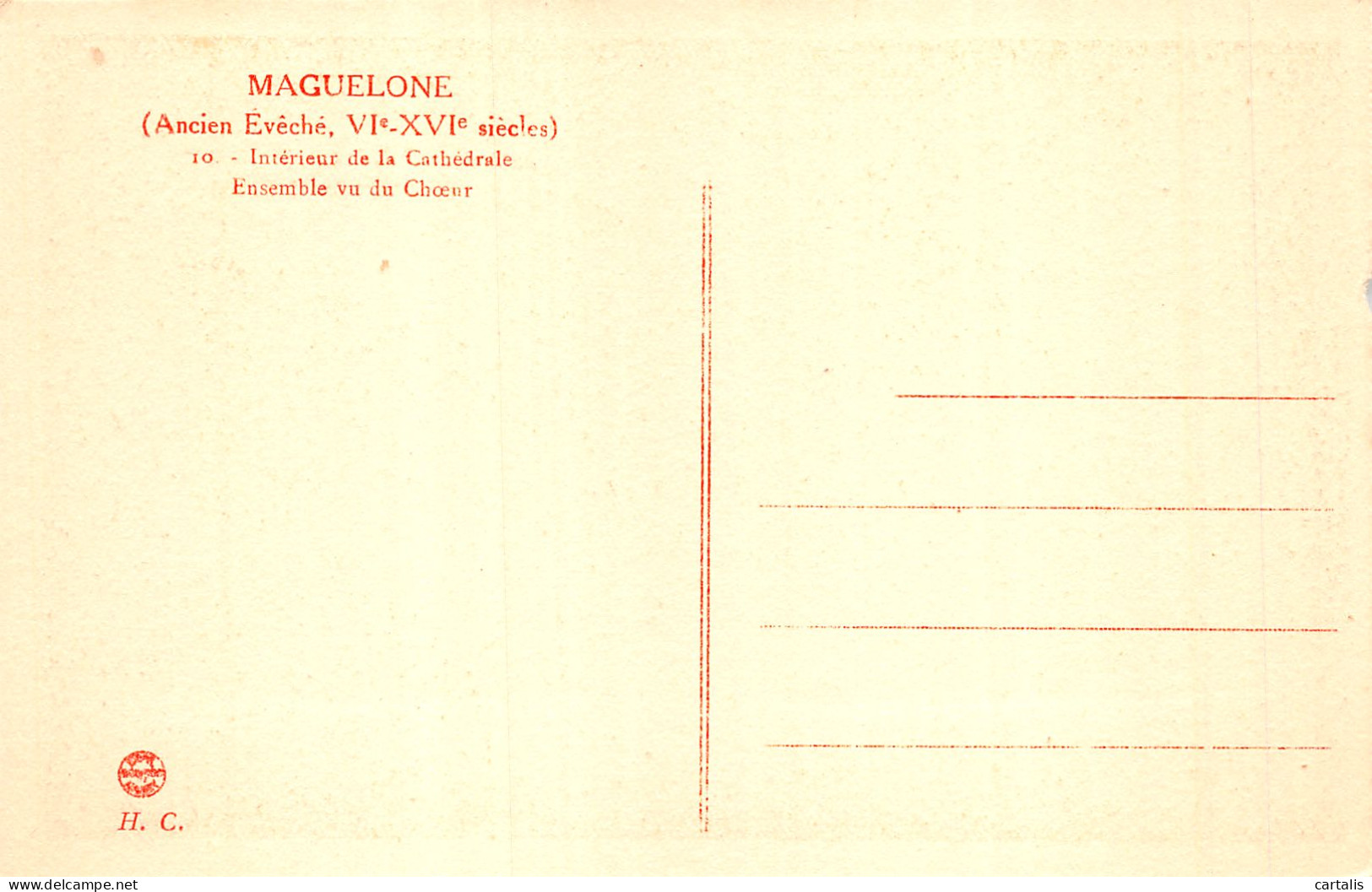 34-MAGUELONE-N°4224-B/0217 - Autres & Non Classés
