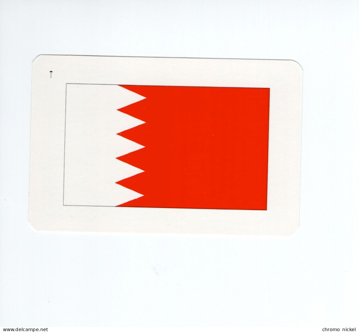 Chromo/carte Plastifiée Moderne BAHREIN Manama Asie Asia Drapeau Flag Plan Map 90 X 58 Mm RRR TB - Sonstige & Ohne Zuordnung