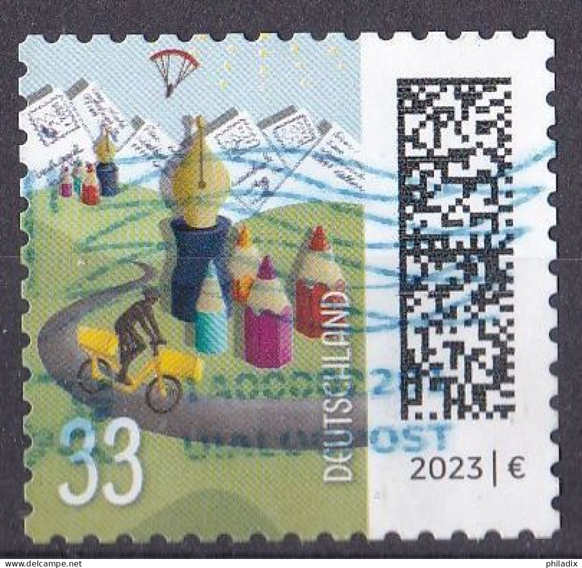 BRD 2023 Mi. Nr. 3741 O/used (BRD1-7) - Used Stamps