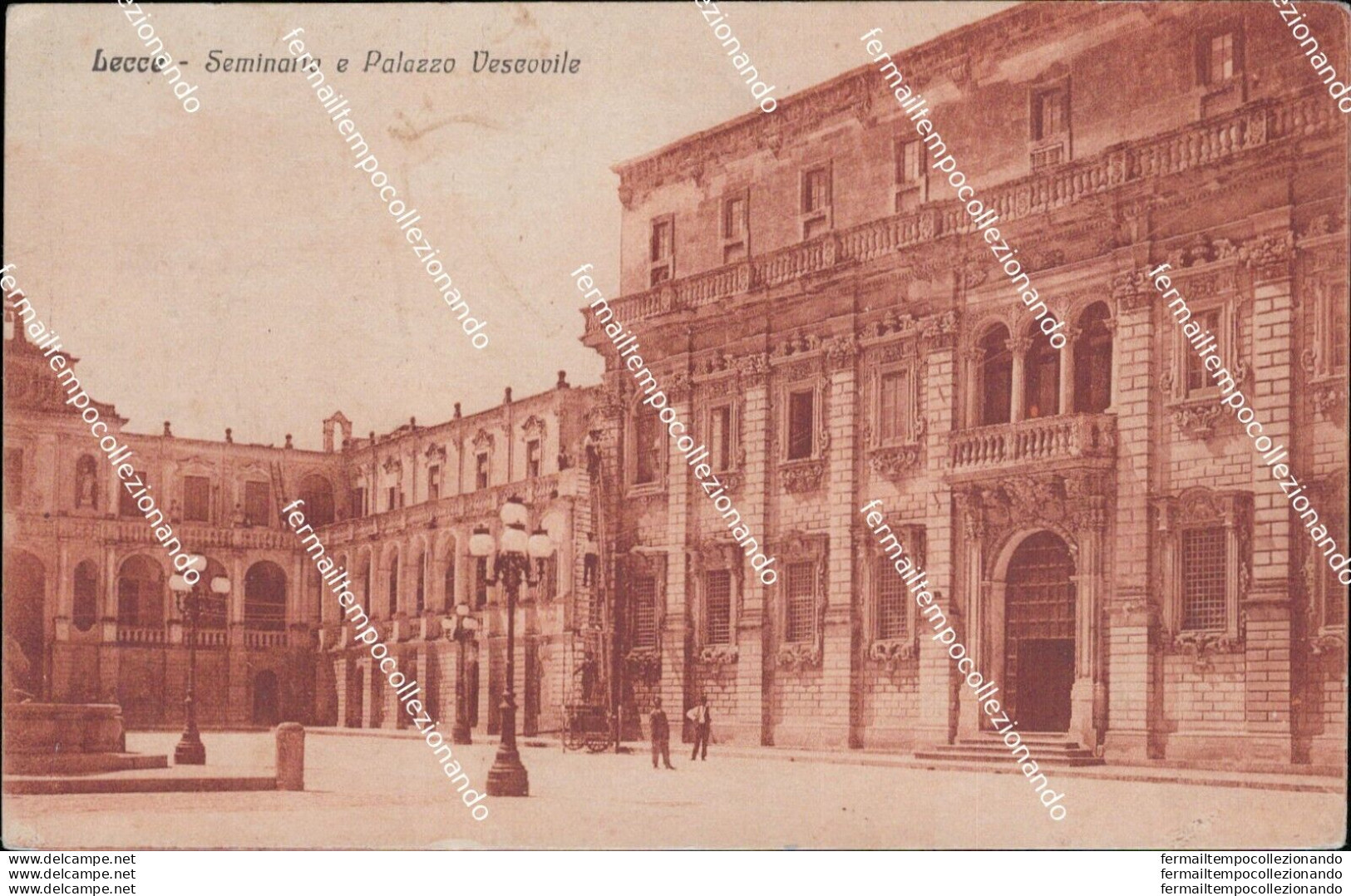 Az23 Cartolina Lecce Citta' Seminario E Palazzo Vescovile - Lecce
