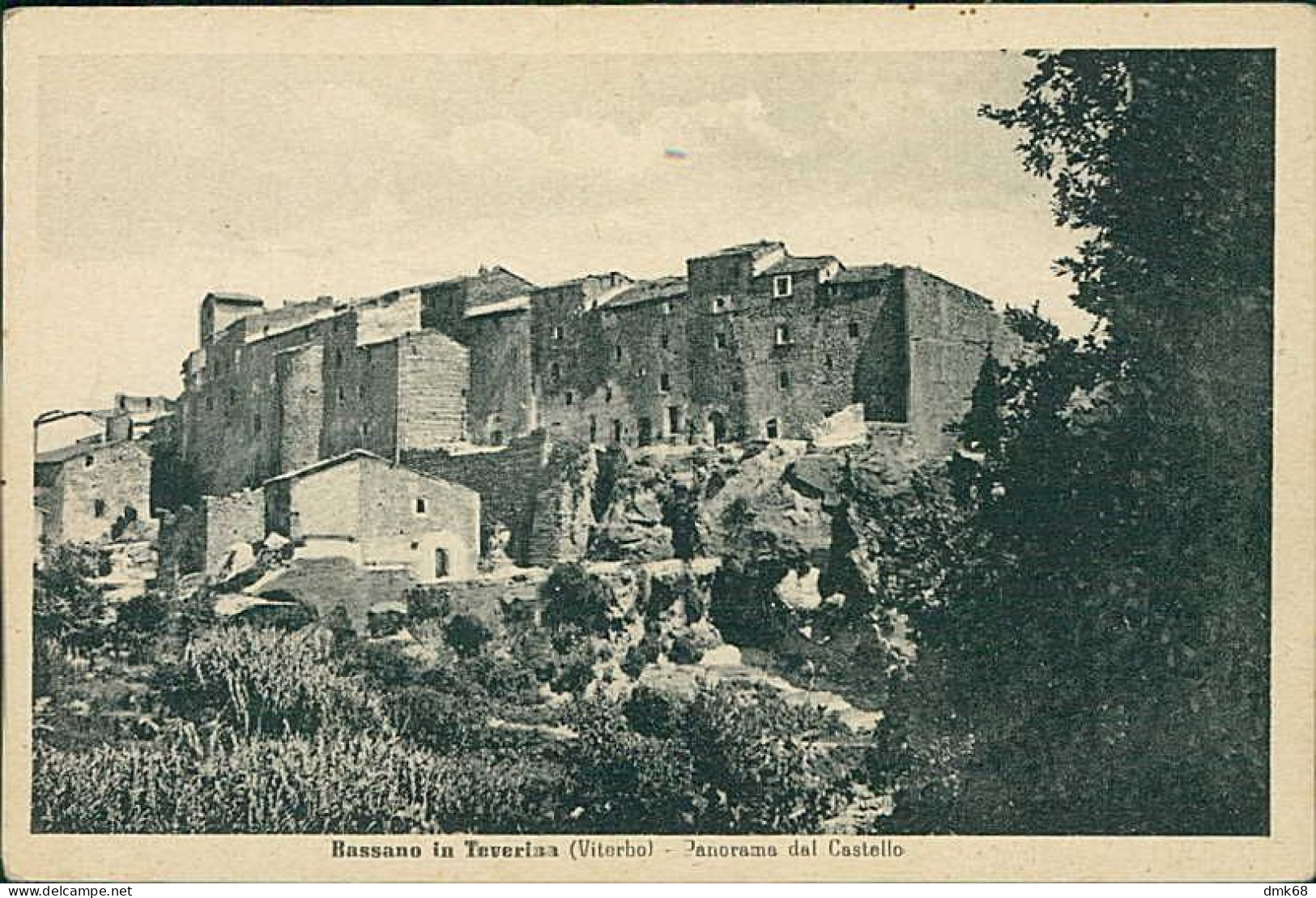 BASSANO IN TEVERINA ( VITERBO ) PANORAMA DAL CASTELLO - EDIZ. PELLEGRINI - 1940s (20776) - Viterbo