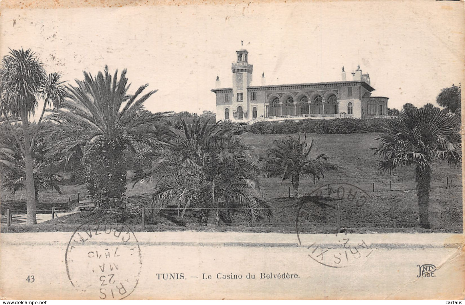 TUN-AFRIQUE TUNISIE TUNIS -N°4224-A/0097 - Tunisie