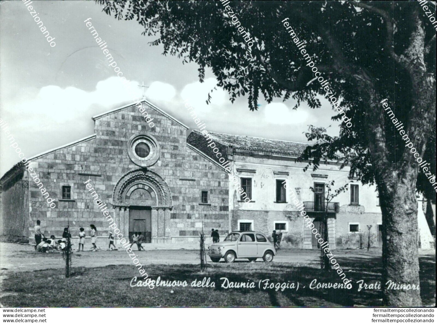 M663 Cartolina Castelnuovo Della Daunia Convento Frati Mino  Provincia Di Foggia - Foggia