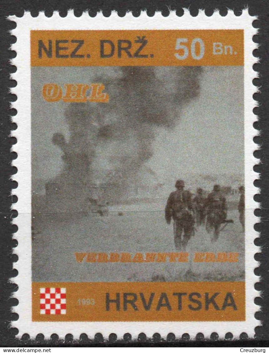 OHL - Briefmarken Set Aus Kroatien, 16 Marken, 1993. Unabhängiger Staat Kroatien, NDH. - Kroatien
