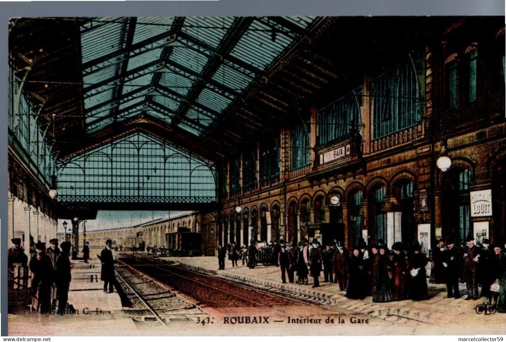 CPA - Roubaix - Intérieur De La Gare Be (nord 59) - Roubaix