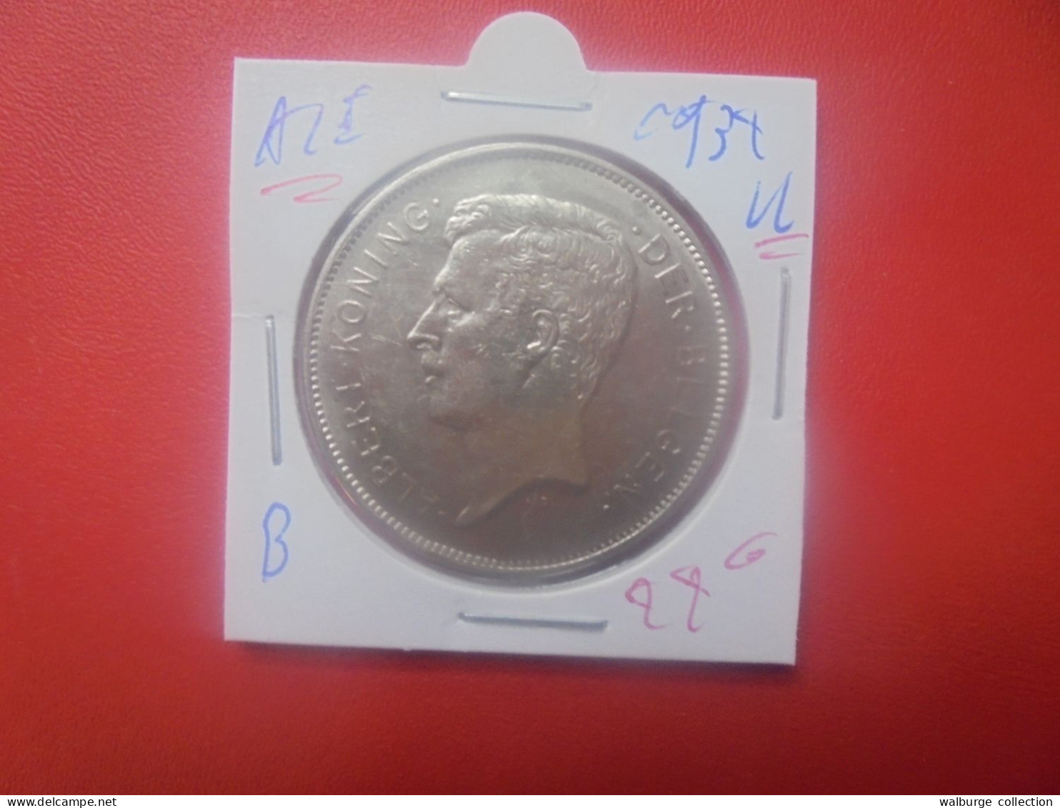 Albert 1er. 20 FRANCS 1932 VL POS.B (A.1) - 20 Francs & 4 Belgas