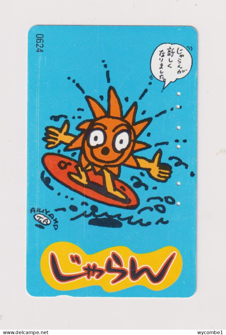 JAPAN  - Cartoon Hoverboarder Magnetic Phonecard - Japon